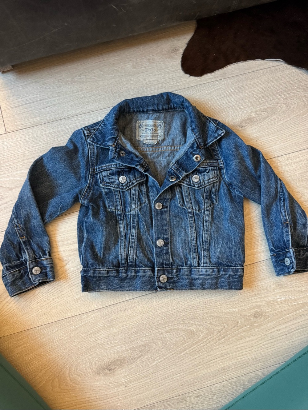 Ralph Lauren Kids Dark Blue Denim Jacket